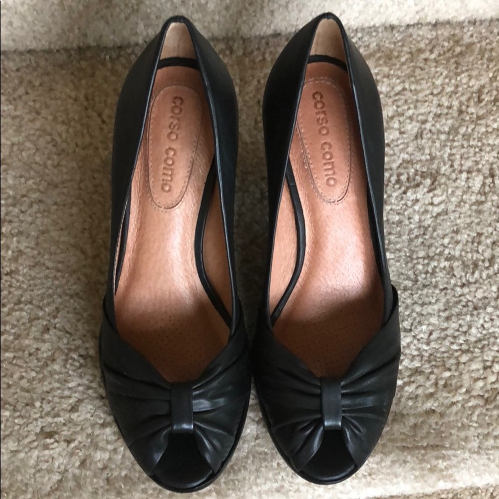 Corso Como peep toe heels
